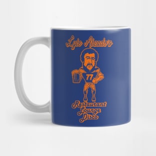 Retro Defunct Lyle Alzado's Restaurant Lounge Disco Mug